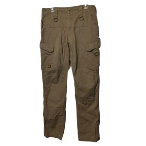 Triple Aught Design Force 10 AC Cargo Pants Mens 32 Beige TAD Rip Stop FLAW